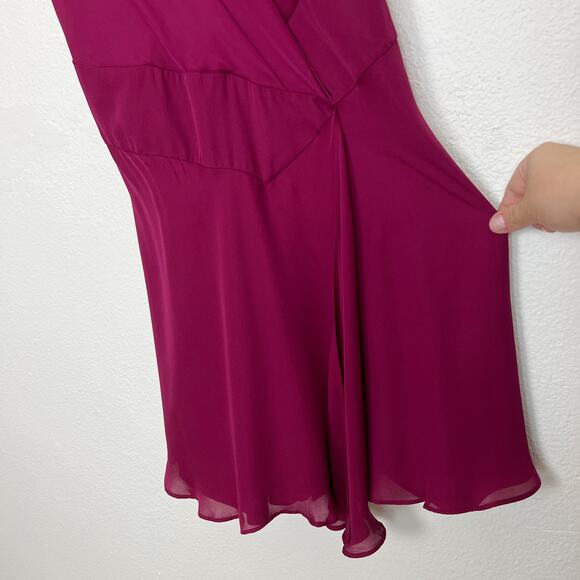 Haute Hippie Cassidy Mini Dress 6 Rasberry Red - Picture 11 of 11